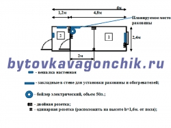 Объект для Физические лица - Жилой вагончик 6м